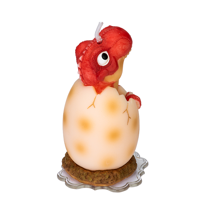 Red Dinosaur Baby Candle Birthday Candles