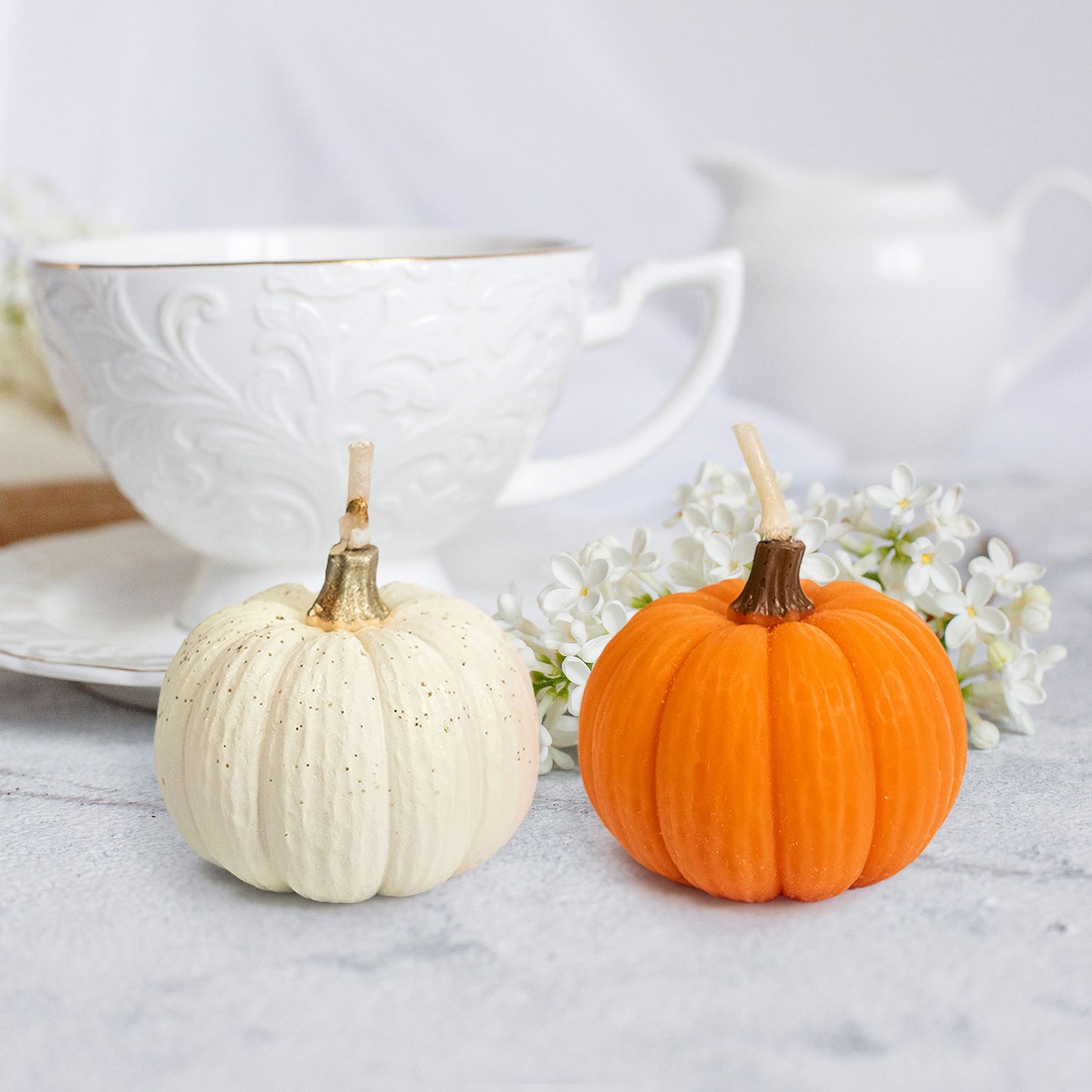 Pumpkin Candle Halloween Candles