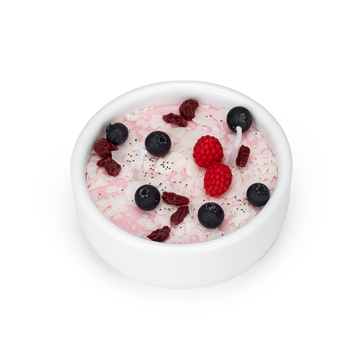 Fruit Yogurt Bowl Candle