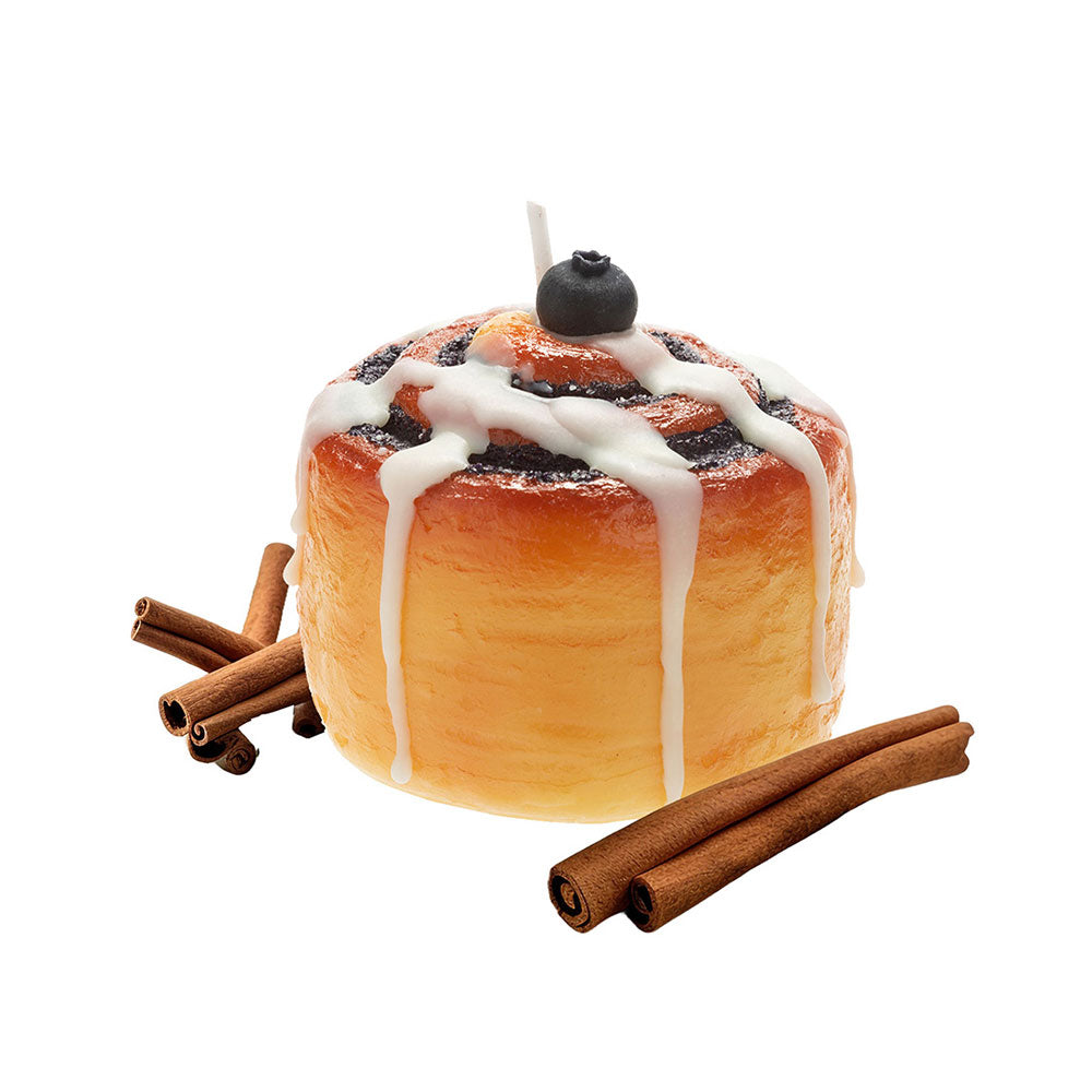 Realistic Cinnamon Roll Scented Candle