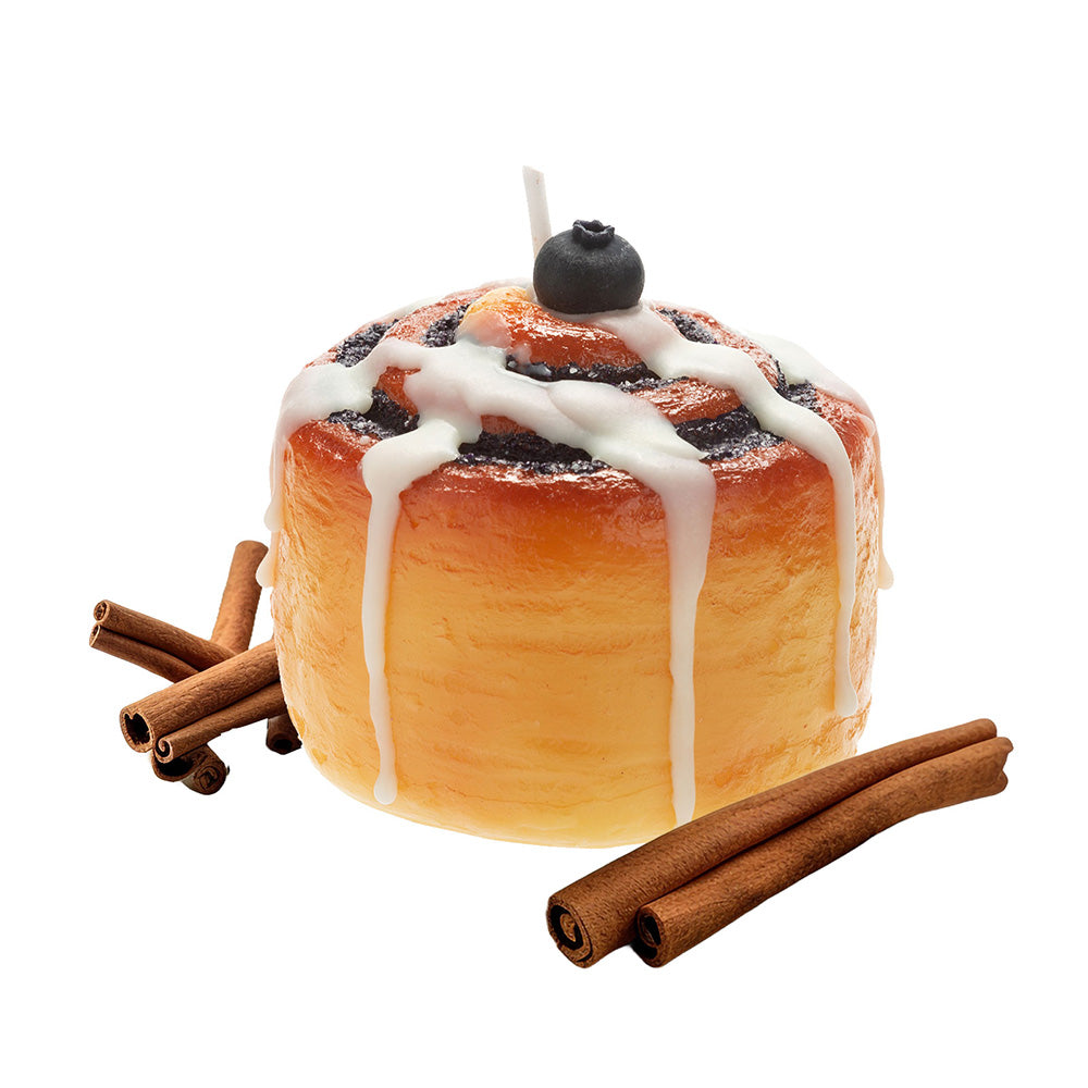 Cinnamon Roll Candle Food Shaped Cinnamon Scented Candles Unique Candle Gifts for Women Men Ideal for Birthday Valentines Christmas,Home Decorations