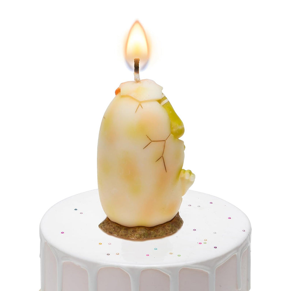 Large Green Dinosaur Birthday Candle Cake Topper
