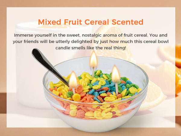 Scented Cereal Candle