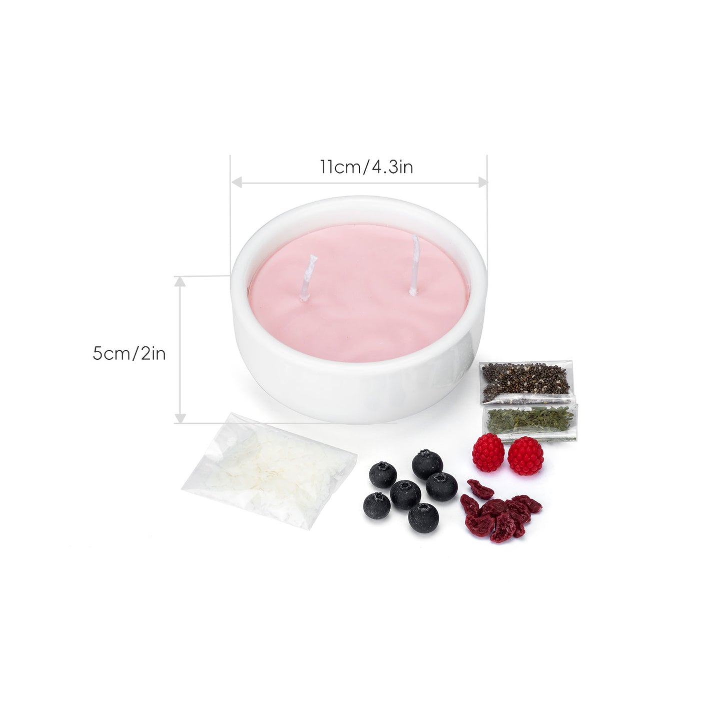 Fruit Yogurt Bowl Candle
