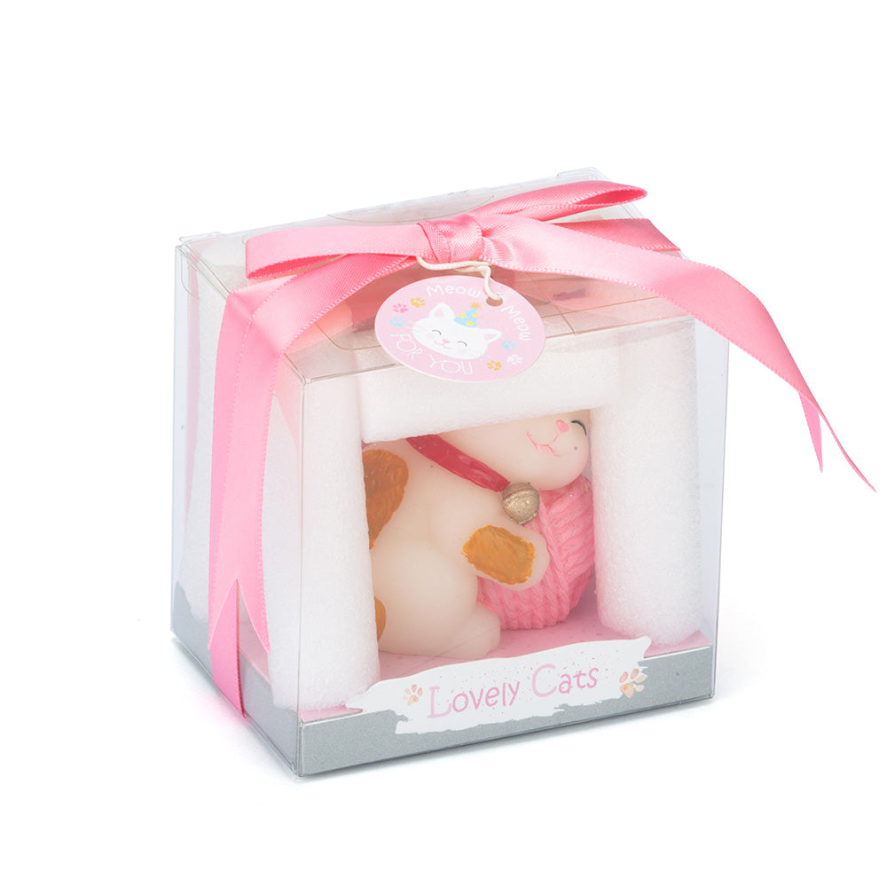 Large Cat Birthday Candle, Cute Kitty Cake Topper Candles for Girls, Cartoon Cat Birthday Decorations, Kitten Themed Party Supplies & Gifts for Cat Lovers