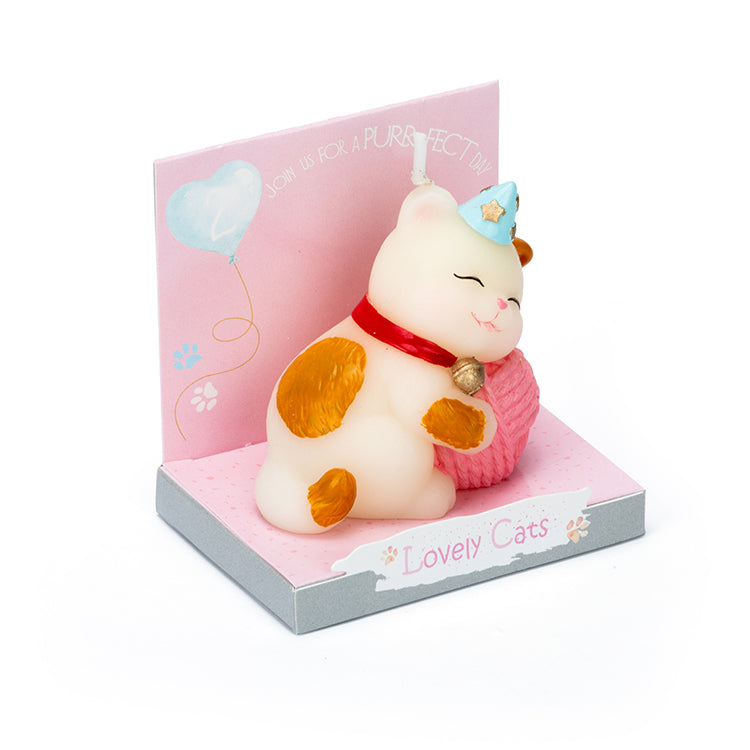 Cat Birthday Candle  Cake Topper Animal Candles